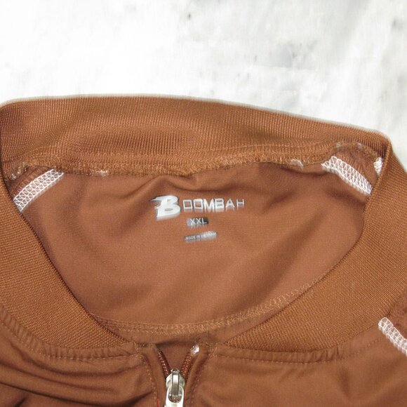 Boombah Men's Brown Partial Zip Windbreaker Size XXL - Picture 5 of 5
